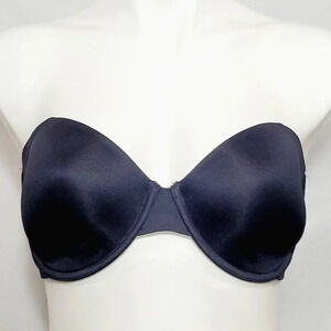 36D Maidenform Self Expressions SE6900 Side Smoothing Strapless UW‎ Bra Black